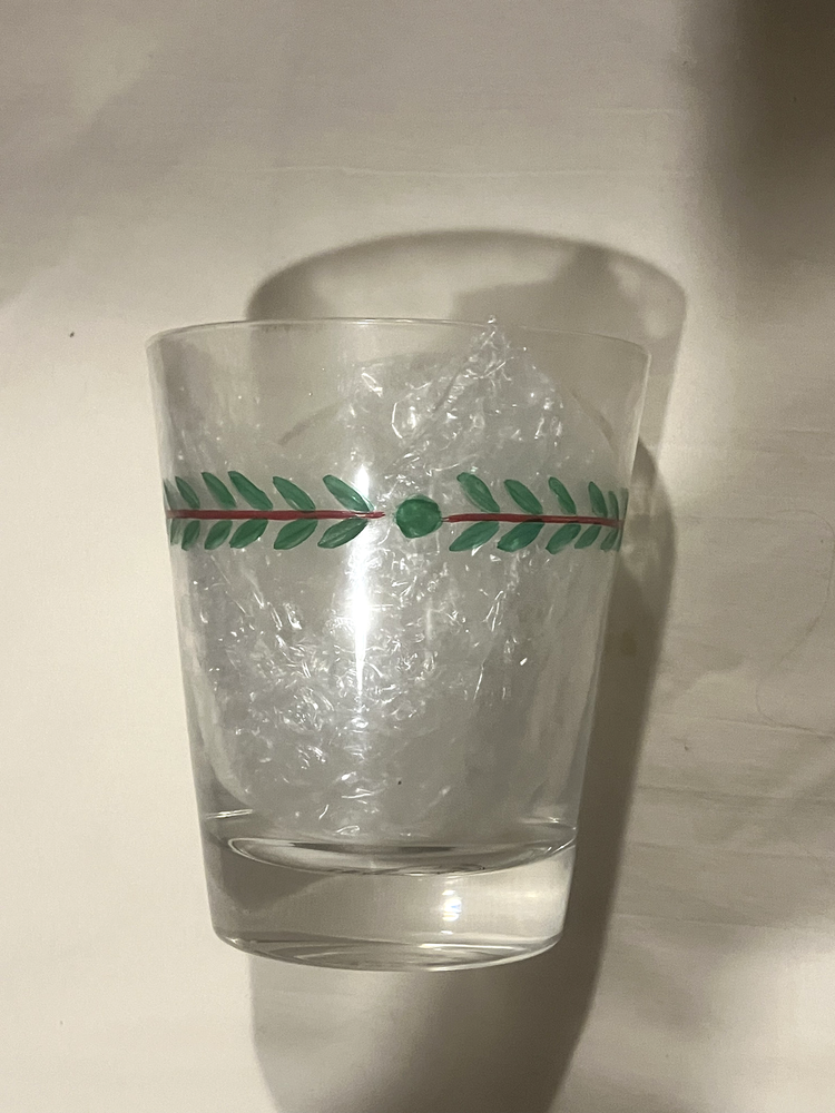 Pfaltzgraff The Circle of Kindness Merriweather DOF Mixer Glass Single NWOT