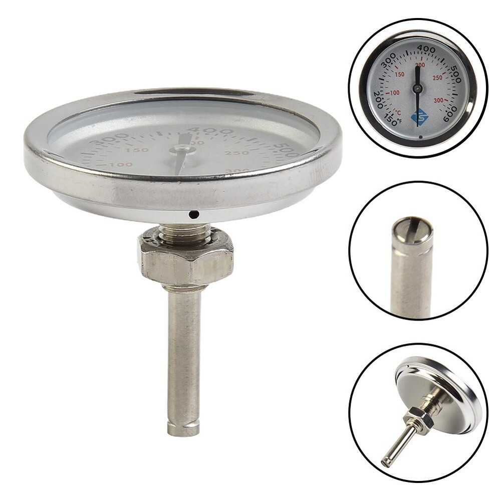 Thermometer Grill Analogue Built-In Gold Models Grill Ingredients