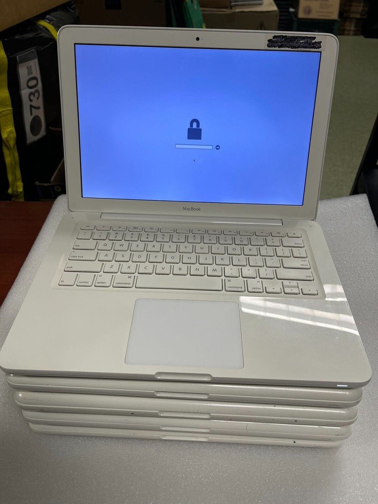 Lot of 5 Apple MacBook A1342 2009/2010 4GB RAM 320 HDD firmware locked As Is!!