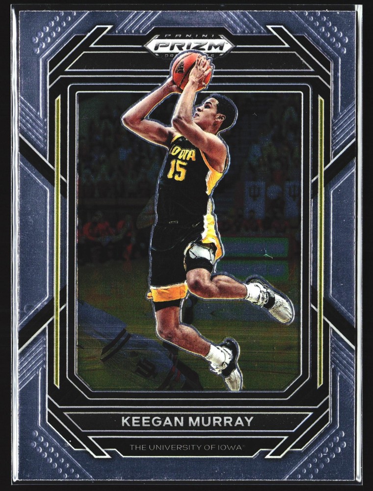 2023 Panini Prizm Draft Picks Keegan Murray Iowa Hawkeyes Rookie Sacramento Kings