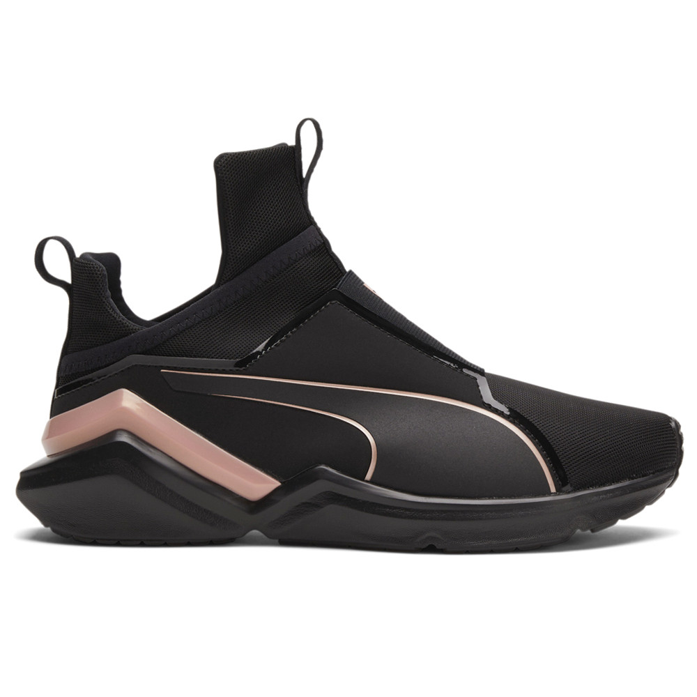 Puma Fierce 2 Slip-On Womens Black Pink Casual Sneakers 19517603