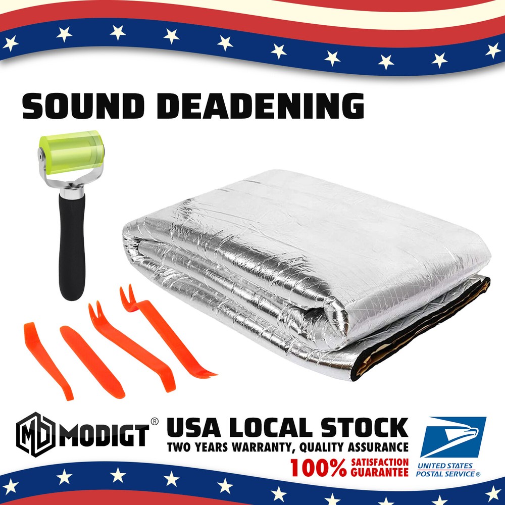 Vehicle Noise Eliminator Automotive Sound Deadener Mat 39 Inches by 39 Inches