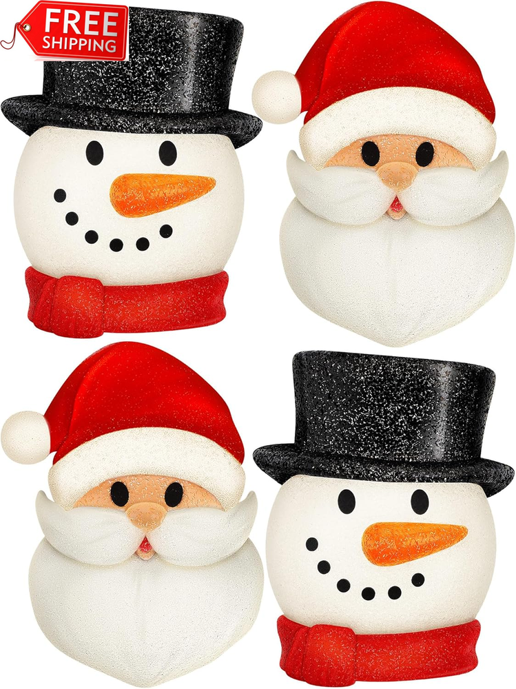 Christmas Cute Porch Light Cover Christmas Outdoor Decoration Flexible Light Cov