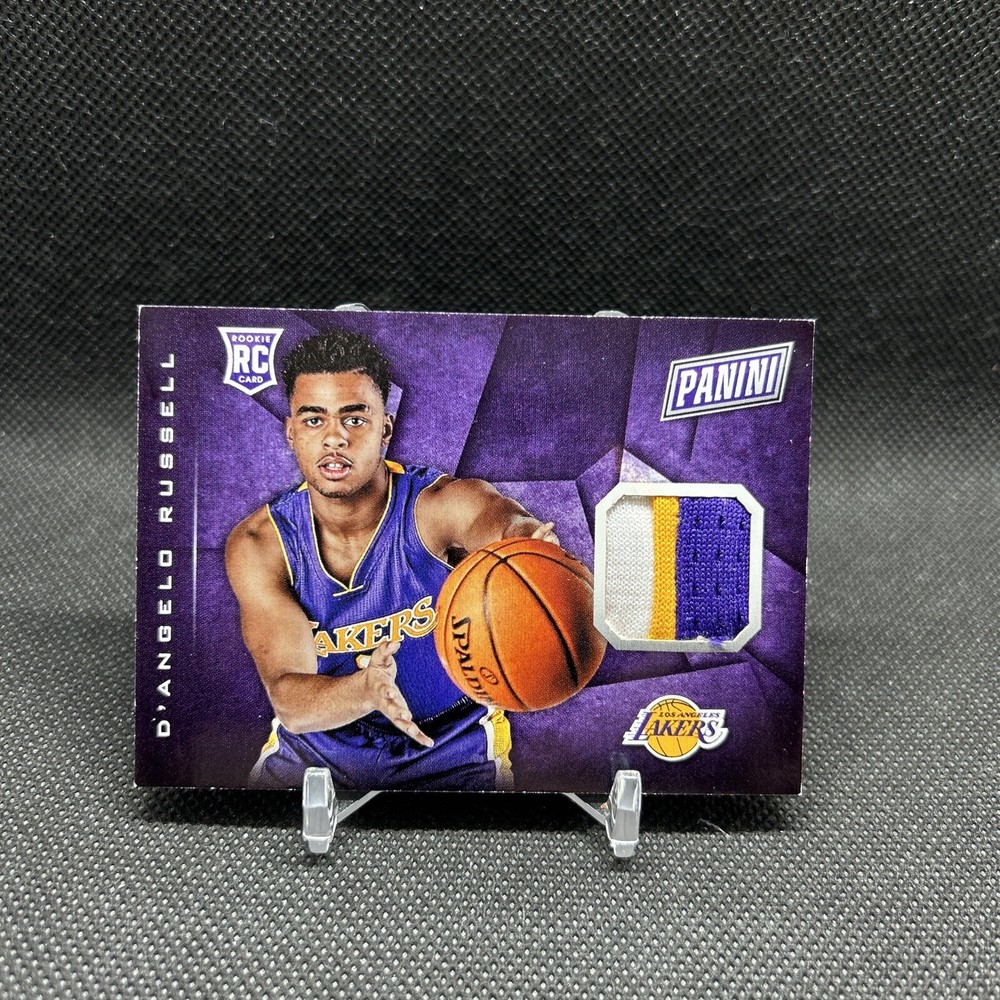 2015 PANINI Cyber Monday D'ANGELO RUSSELL Rookie RC Player Worn Patch #12-image