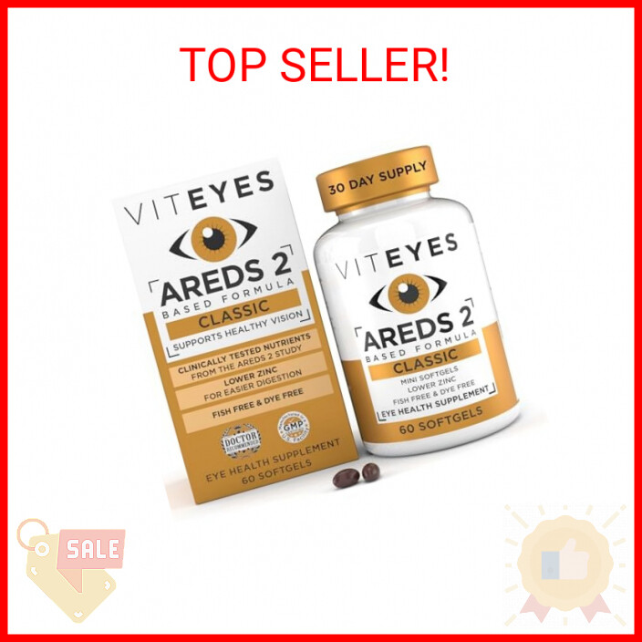 Viteyes AREDS 2 Classic Macular Health Formula Softgels, Eye Health Vitamin for