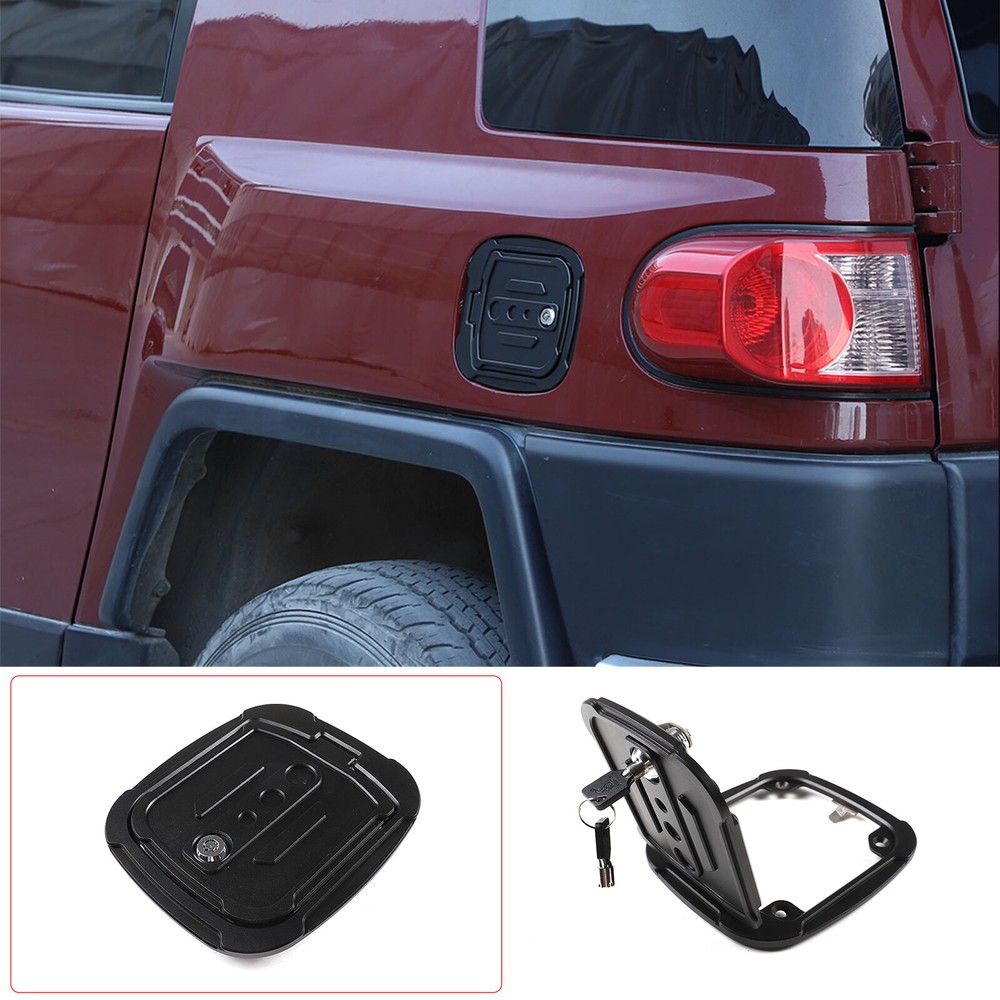 2007-2021 Toyota Tundra Aluminum Alloy Locking Fuel Cap Door Cover  