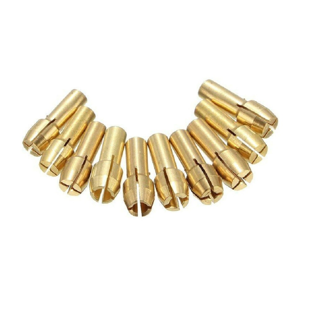 10Pcs Brass Quick Change Nut Kit for Dremel Rotary Tools