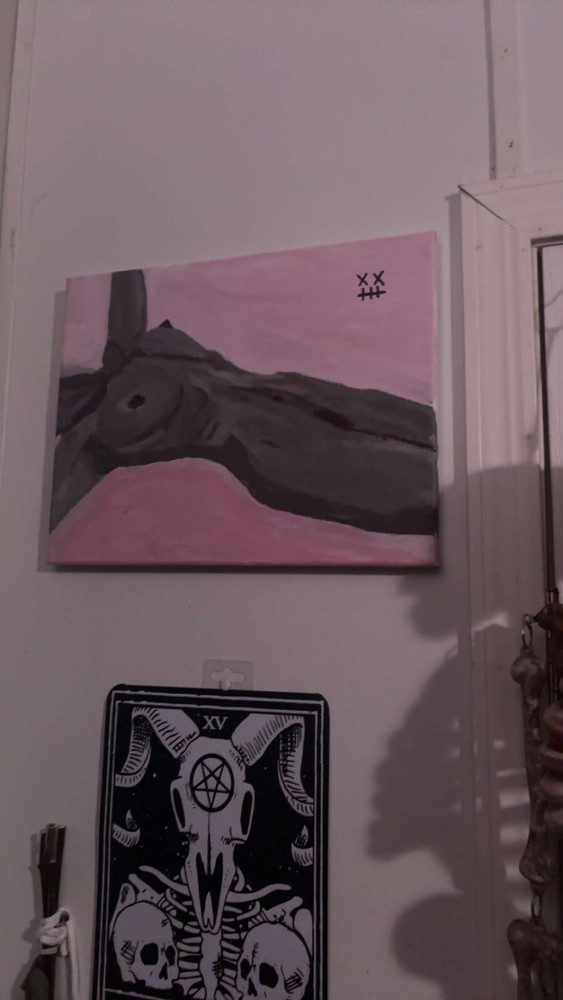 Original Acrylic Painting 14”x11”on Canvas