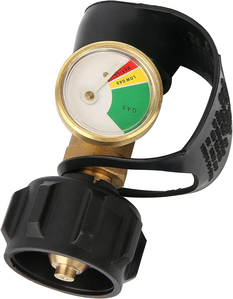 Propane Tank Gauge Level Indicator, Leak Detector, Gas Pressure Meter for RV Cam