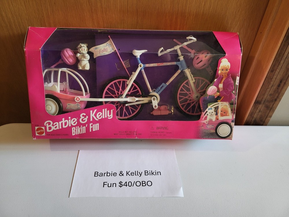 Barbie Acessories, Barbie and Kelly bikin fun