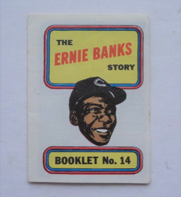1970 Topps Booklets #14 Ernie Banks Cubs GEM MINT - FLASH SALE-image