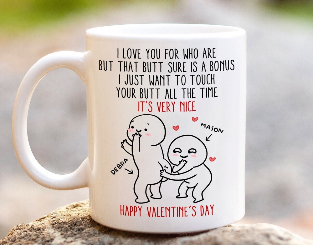 Funny Naughty Couple Valentine Mug That Butt Sure Is A Bonus