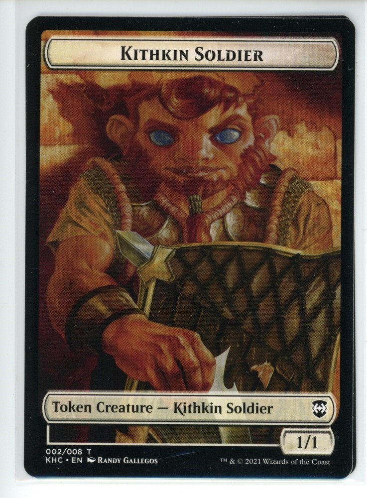 KITHKIN SOLDIER // PEGASUS DOUBLE-SIDED Kaldheim Commander #2//3 KHC(NM+)(MTG)