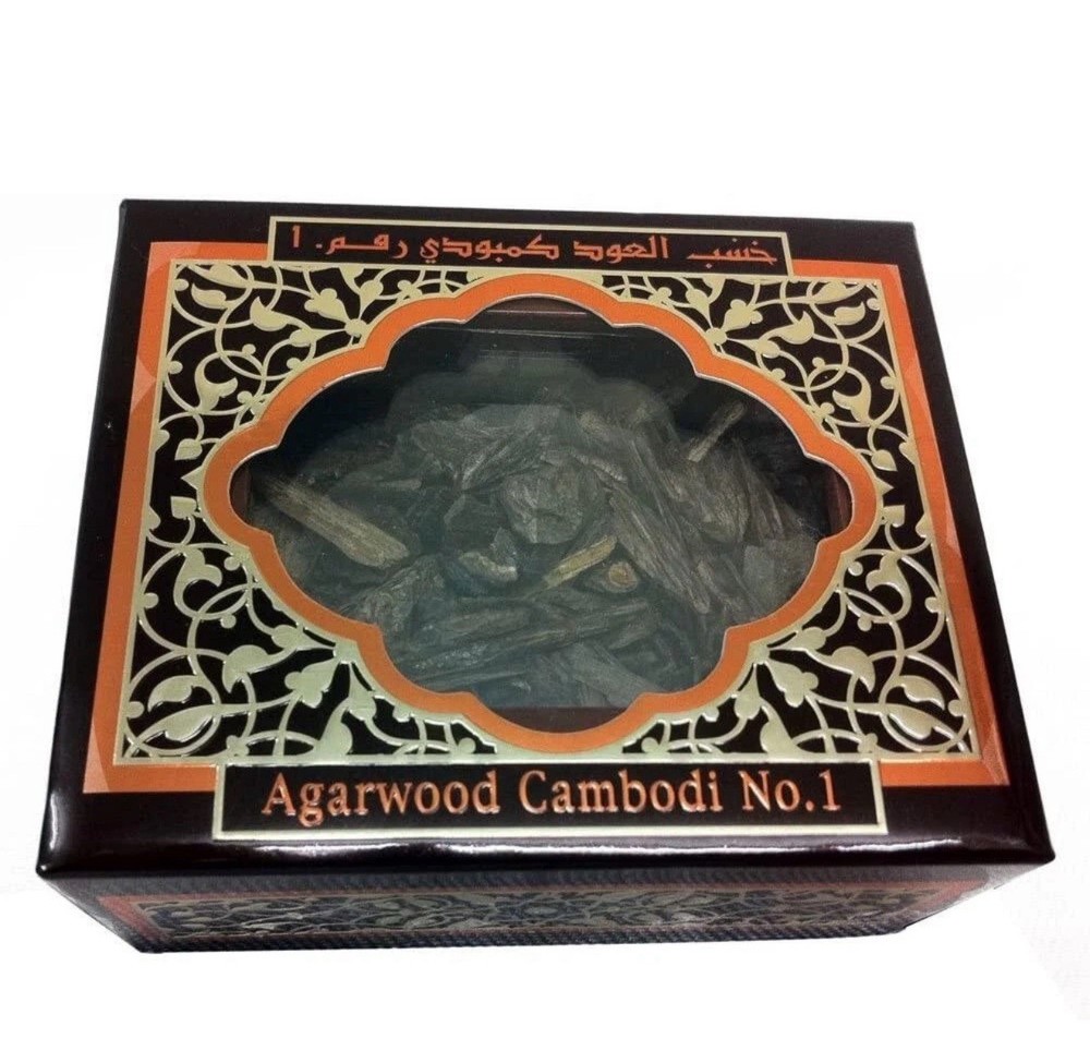 Agarwood Cambodi No. 1 Oud Wood Chips By Al Haramain🥇50g Pure Cambodian Oud🥇