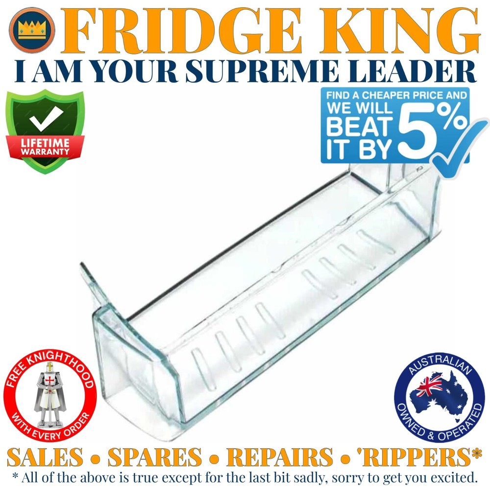 WSE6070SF Westinghouse fridge freezer door shelf bin tray 1448357 1445701