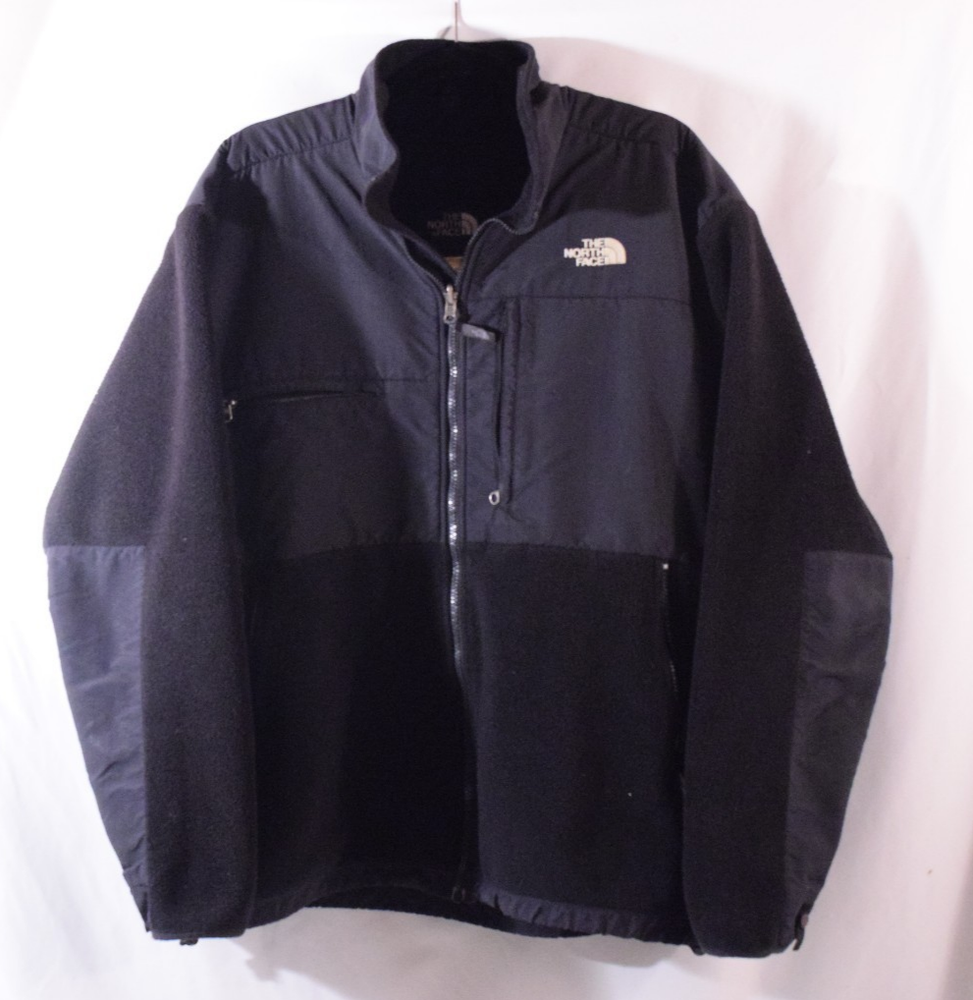 The North Face Denali Jacket Mens XLarge Black Fleece Full Zip Polartec Gorpcore