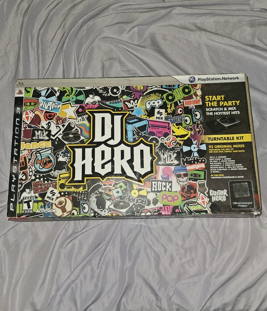 DJ Hero PS3 Bundle with Turntable Controller and Game