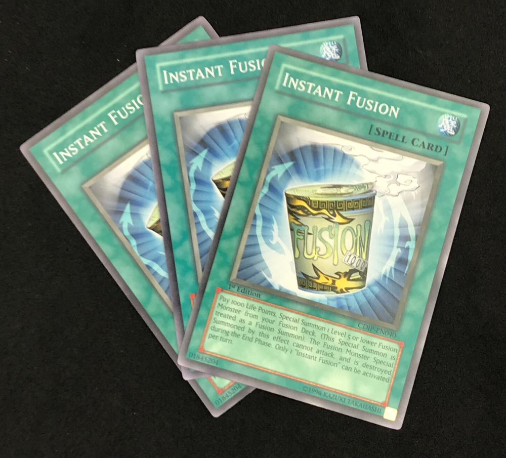 Yu-Gi-Oh! TCG Playset 3x Instant Fusion Cyberdark Impact CDIP-EN040