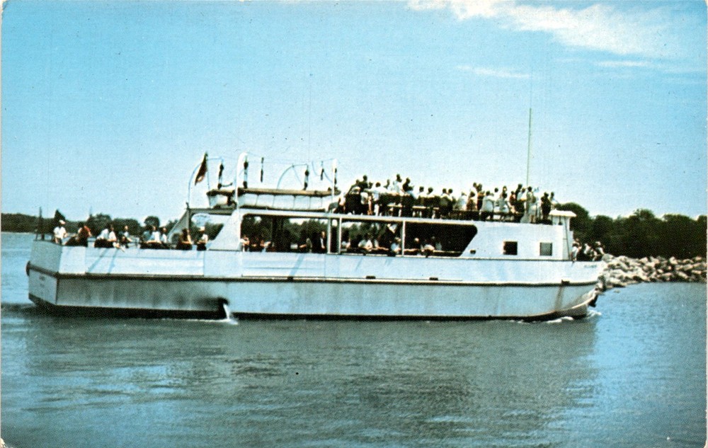 M.S. Leamington, North Harbour, Pelee Island, Ontario, April 1, Postcard