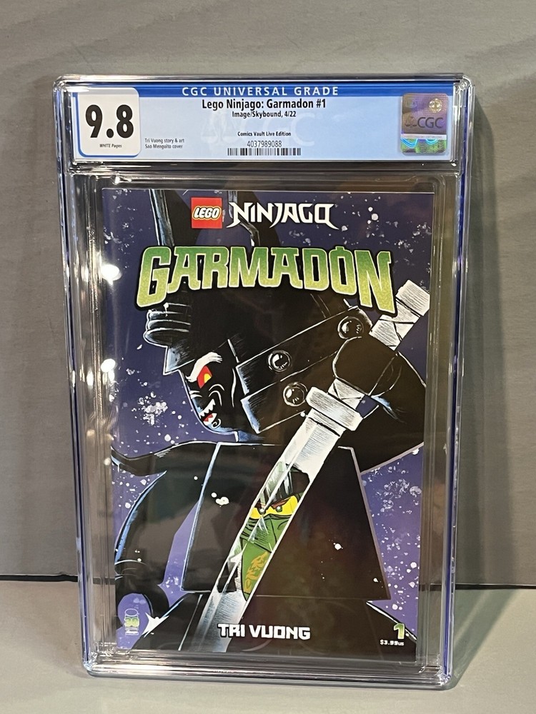 LEGO Ninjago: Garmadon #1 Sao Menguito Variant CGC 9.8 Image Comics Vault Live
