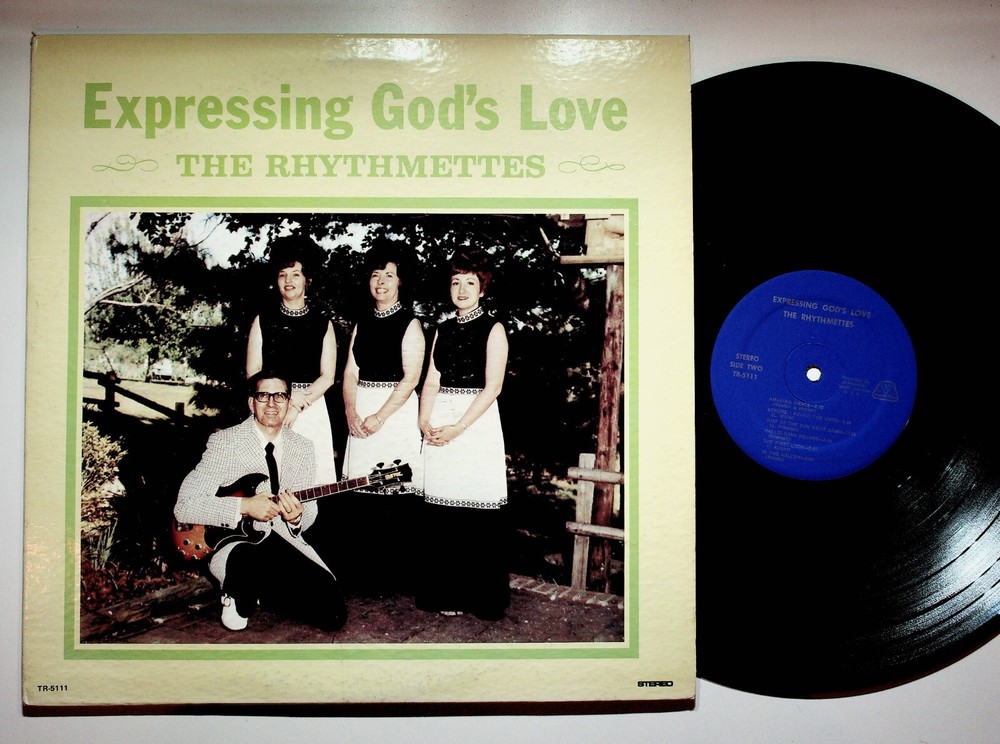 The Rhythmettes Expressing God's Love Gospel Christian Vinyl LP Record VG+
