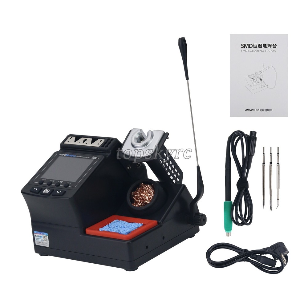 SUGON AIFEN-A9ED SMD Soldering Station Curve Mode 120W with 210 Handle + 3 Tips