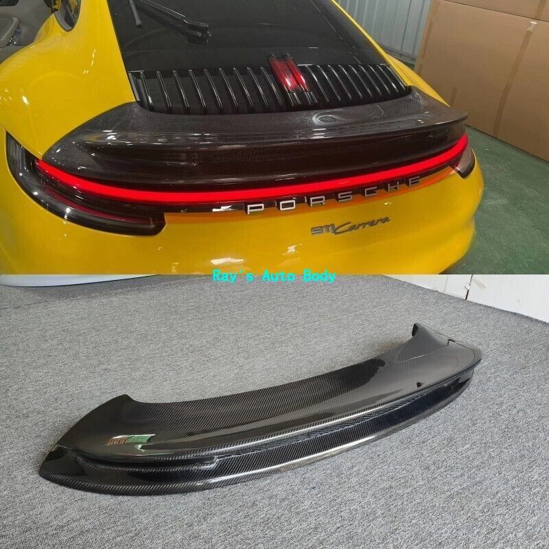 Porsche 911 992 Carrera GTS Carbon Fiber GT Style Rear Trunk Spoiler Wing