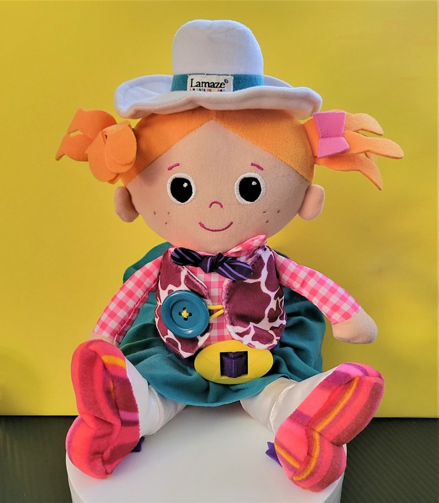 Lamaze Doll Learning to Dress Carly the Cowgirl Cloth Plush Toddler Toy 2011