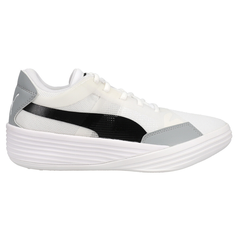 Puma Clyde AllPro Team Basketball  Mens White Sneakers Athletic Shoes 195509-02