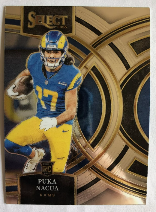 2023 Panini Select Puka Nacua Rookie Premier Level Los Angeles Rams #199