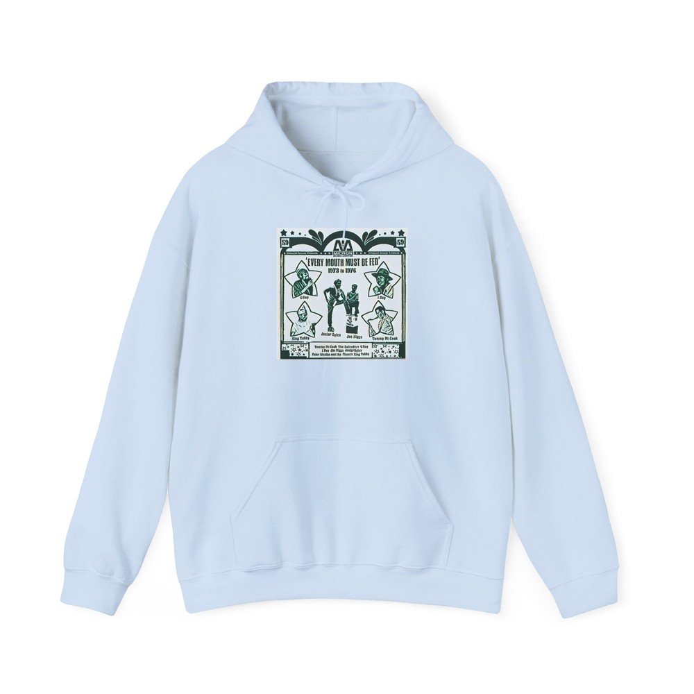 Every Mouth Must Be Fed Graphic Print LS Unisex Heavy Blend™ Hooded Sweatshirt