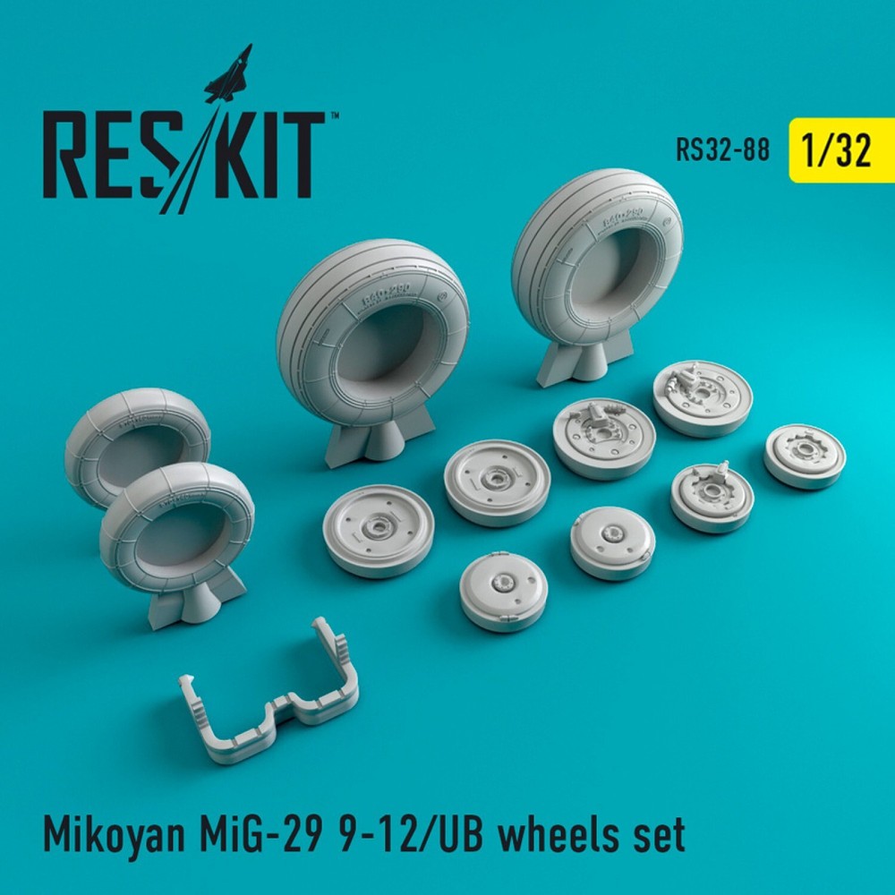 MiG-29 (9-12, UB) Wheels 1:32 ResKit RS32-0088