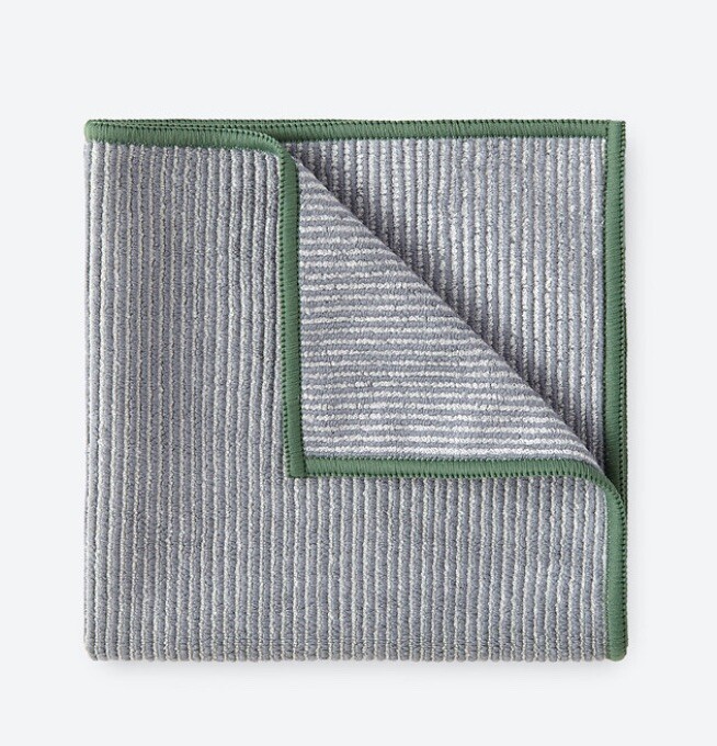 NEW Norwex Multi-Purpose Bamboo Microfiber Cloth Graphite W/ Green Trim