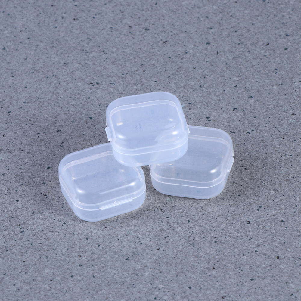 24-Piece Mini Plastic Storage Boxes Small Rectangular Organizer Bins