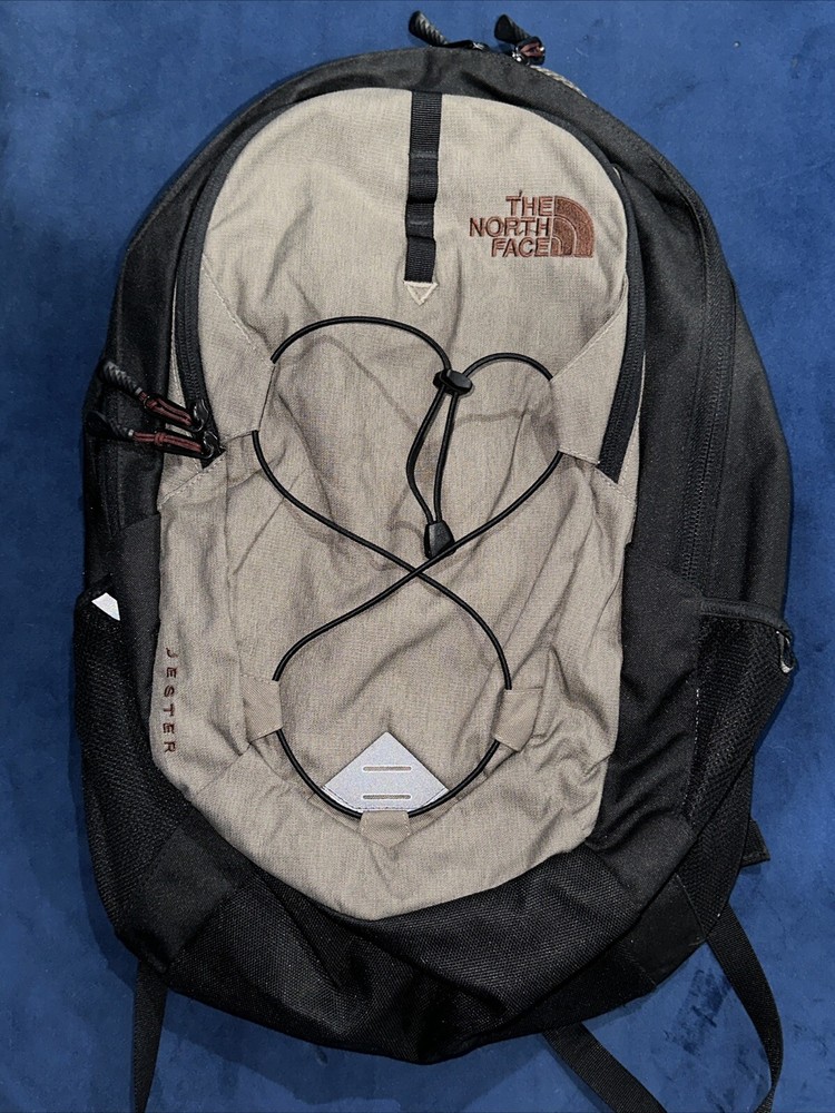 The North Face Jester Unisex Laptop Backpack in Black Brown Tan for Men & Women