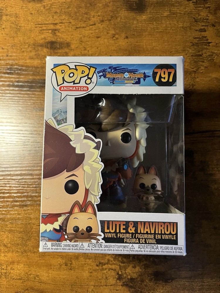 Funko Pop! Animation Monster Hunter With Navirou Vinyl Figure #797
