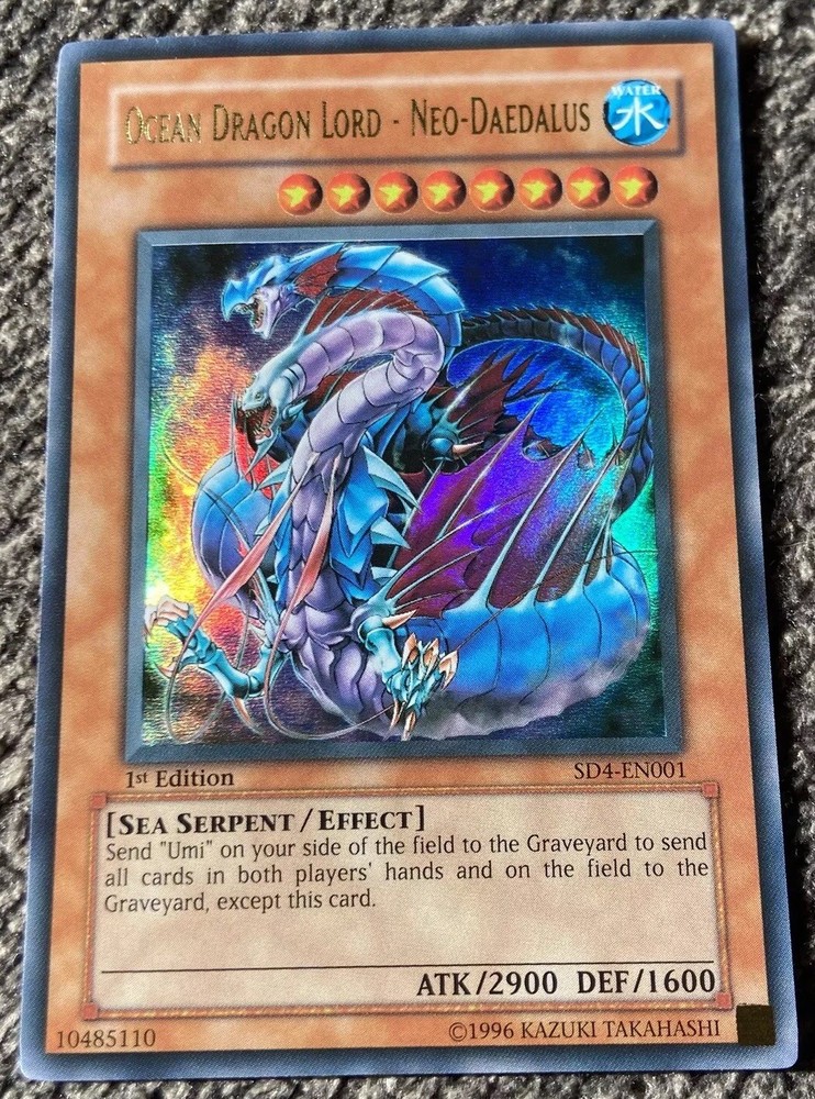 Vintage Yugioh Card Lot 1st Edition Ultra Rare 100+ Cards 1996