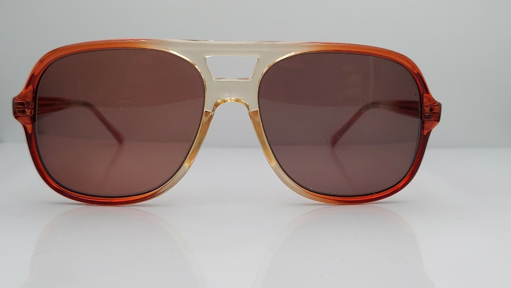 Vintage Marvin Brown Fade Pilot USA Sunglasses Frames Only
