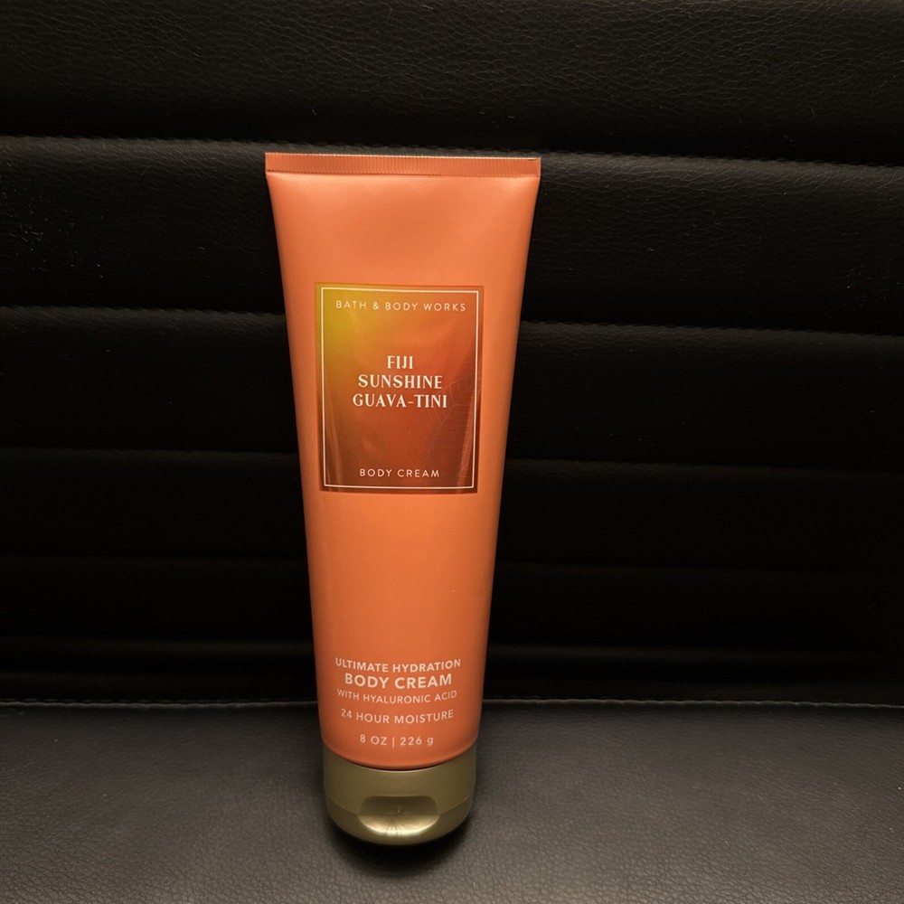 Bath & Body Works Fiji Sunshine Guava-Tini Hyaluronic Acid Body Cream 8oz
