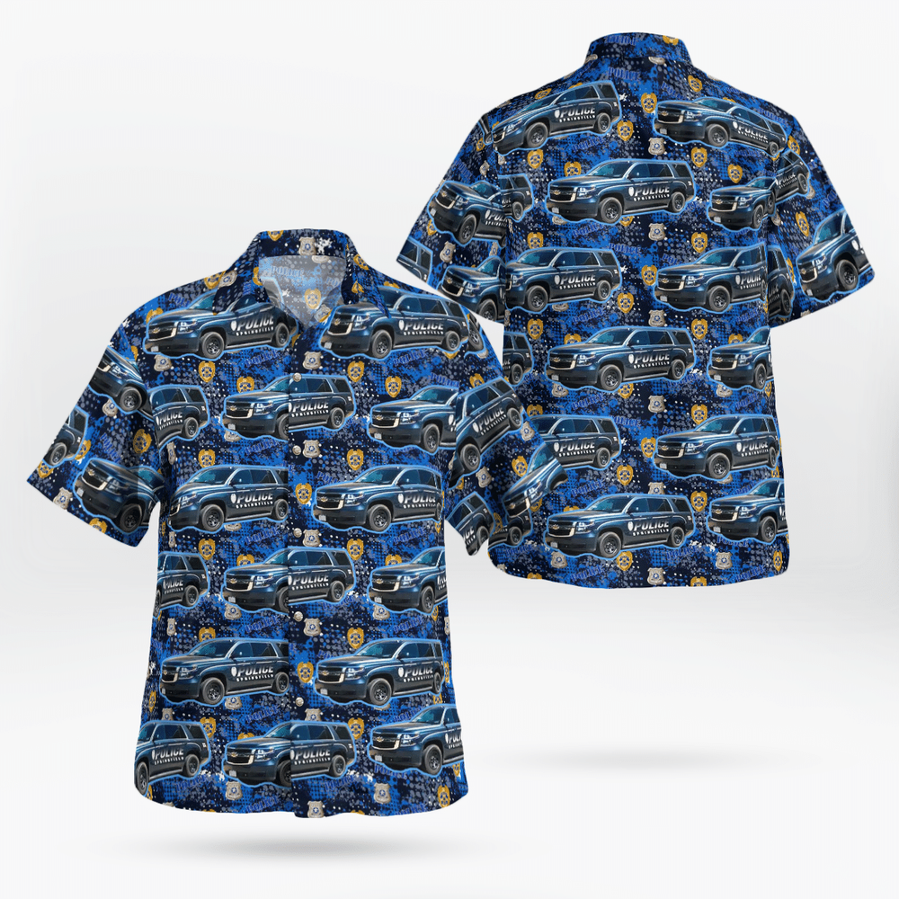 Springfield Police Department Colorado Hawaiian Shirt
