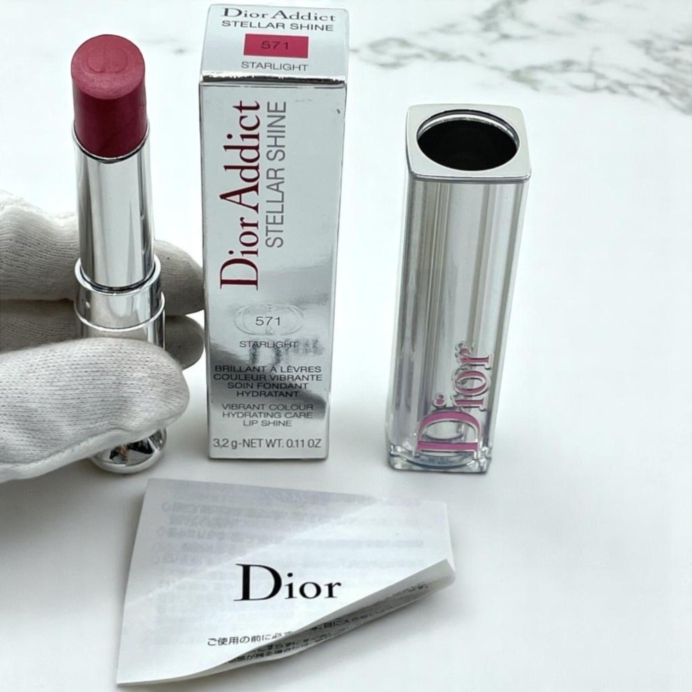 Dior Addict Stellar Shine Lipstick 571 Starlight Hydrating Vibrant Color