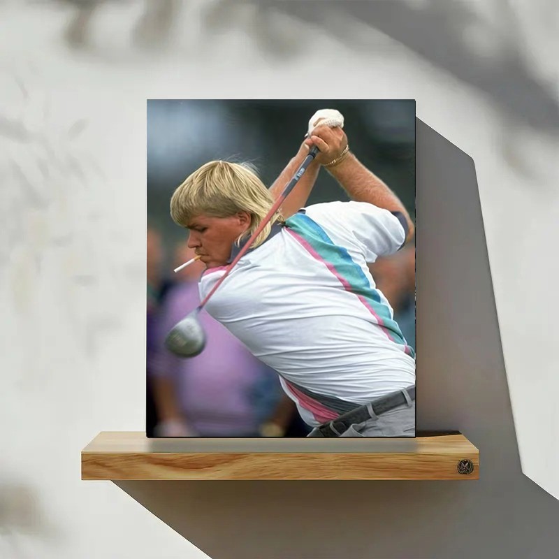 Big John Daly Smoking Golf Poster