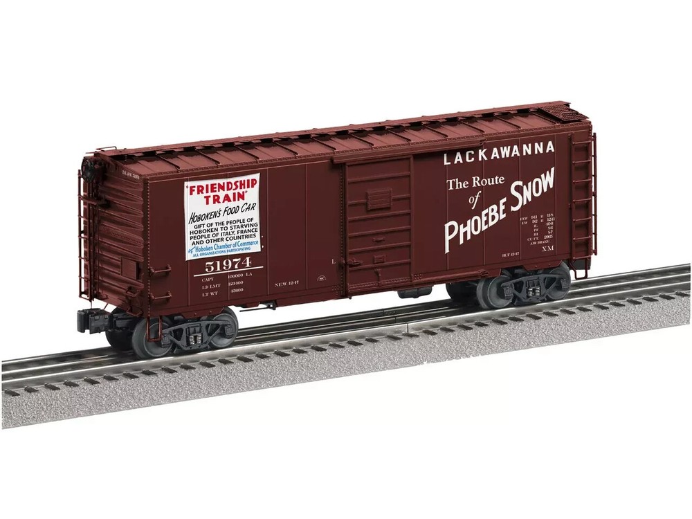 Lionel 2426030 Escala O DL&W Tren de la Amistad Freightsounds PS-1 Boxcar 51974