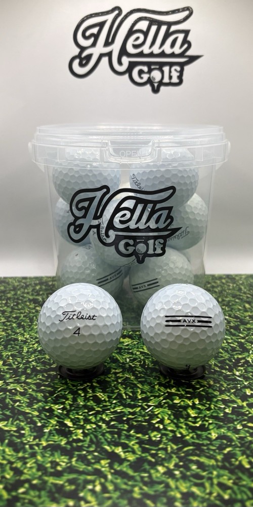 12 Pack Titleist AVX (4A++) Enhanced Alignment Golf Balls ~Hella Mint ++~