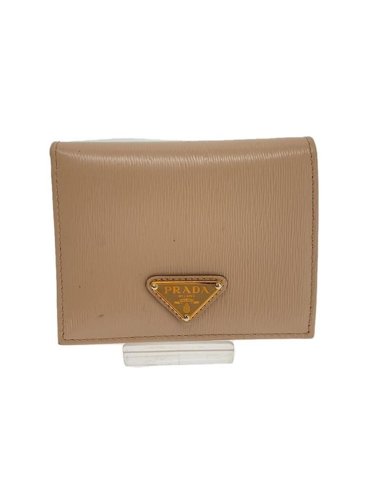 Prada Pink Leather Bifold Wallet for Women