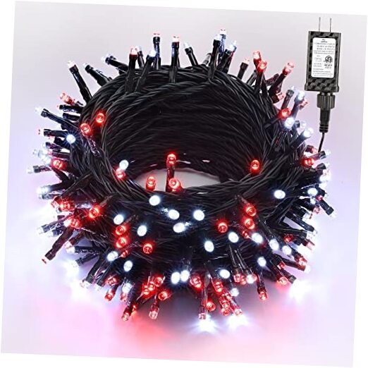 78.74ft Connectable Christmas Lights with 240 LED in Red & White