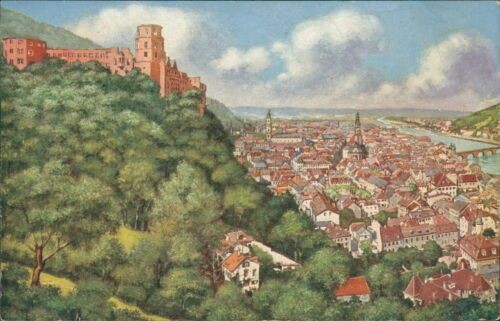 Postcard Heidelberg a. Neckar 1917 artist card (No. 9330)