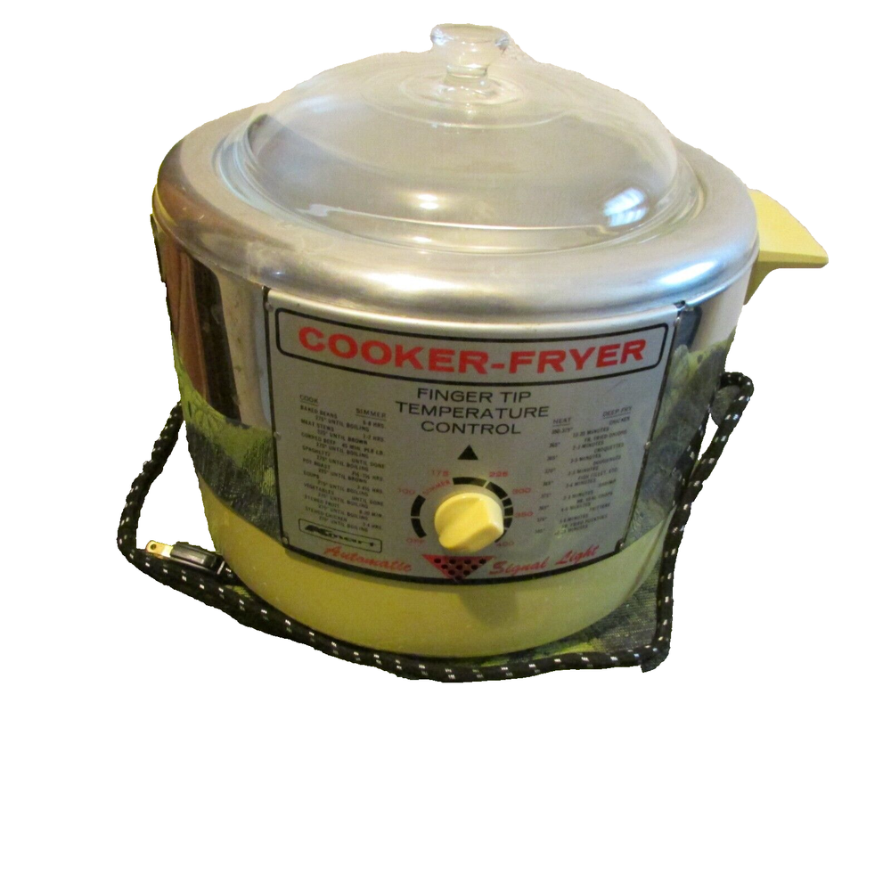 Good  vintage K-Mart Large Size Slow Cooker/ Deep Fryer # M-2000