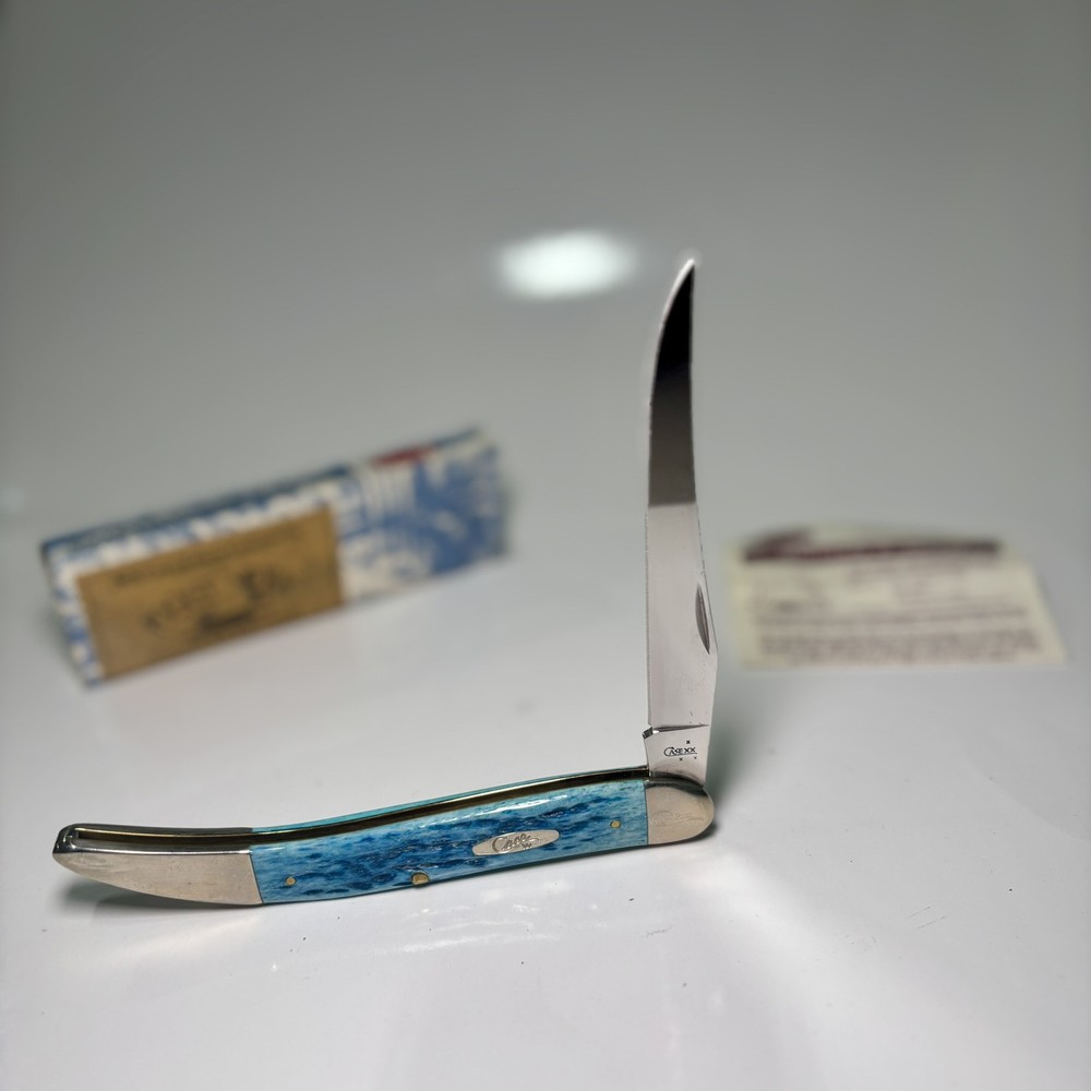 2007 カリビアン ブルー ボーン ラージ つまようじ ポケット ナイフ 610098 ファーストラン