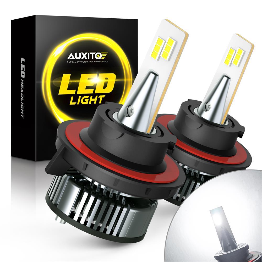 AUXITO H13 9008 Super White Kit LED Headlight 6500k Bulb High Low Beam Fog Lamp